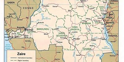 Заир Afrika xəritəsi